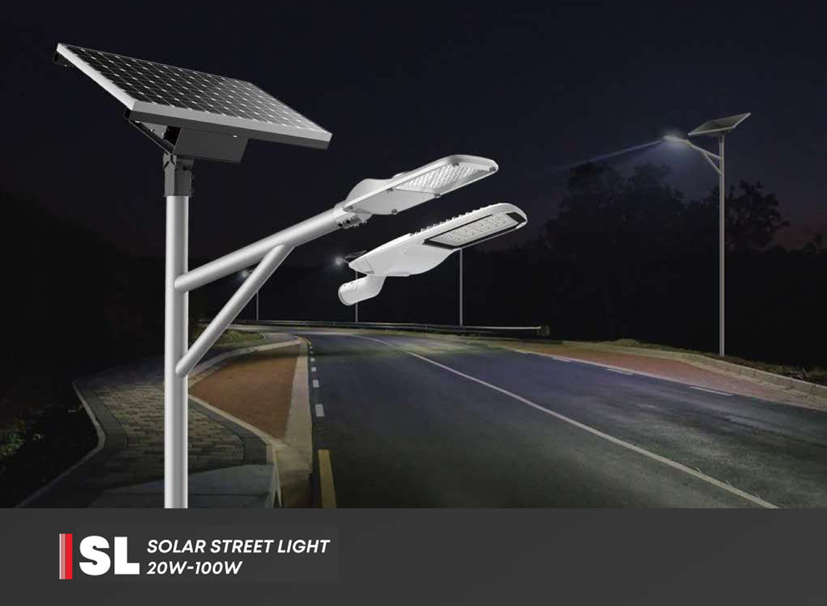 SL SOLAR STREET LIGHT 20W-100W 1